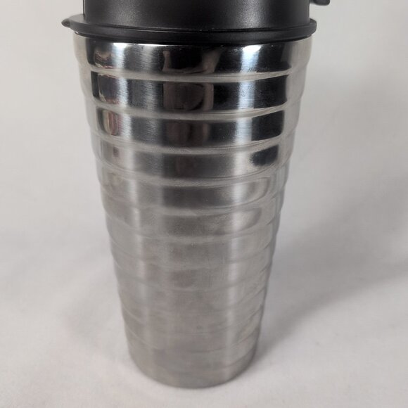 Nespresso Nomad Touch Travel Mug Silver Metal 345ml 11 fl oz Bottle Coffee X1703 - Picture 8 of 12